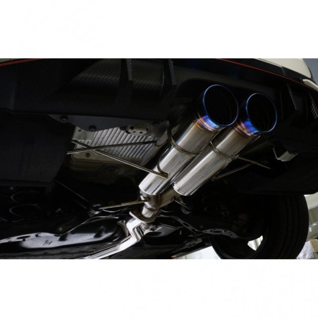 J's Racing SUS Exhaust Plus Dual 70RS (Street Legal) - 2017-2021 Honda Civic Type R
