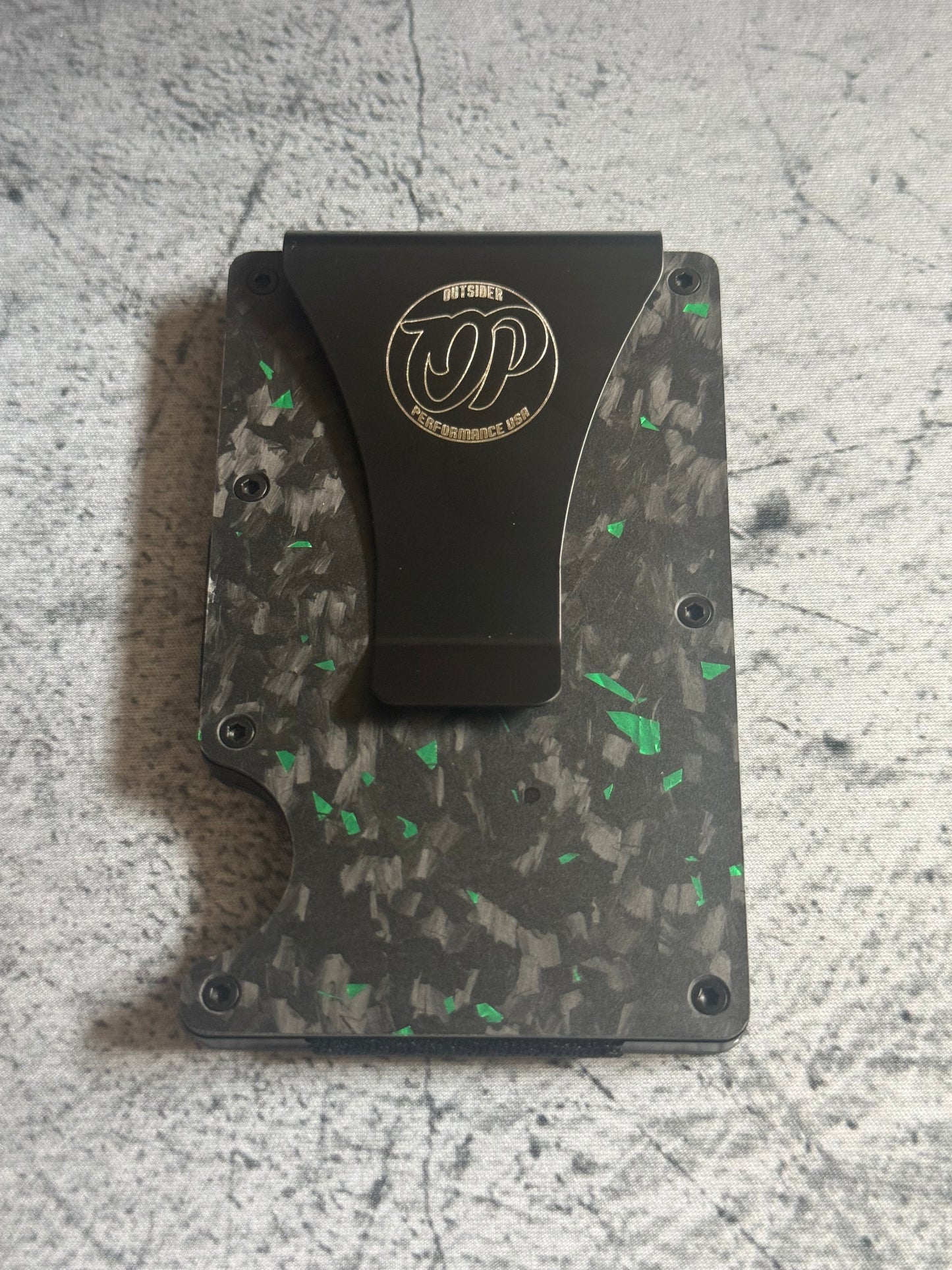 Forged Carbon Fiber Minimalist Wallet RFID Blocking