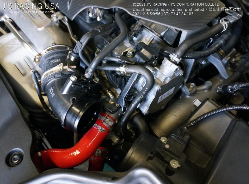 J's Racing Coolant Hose Kit - 2017-2021 Honda Civic Type R