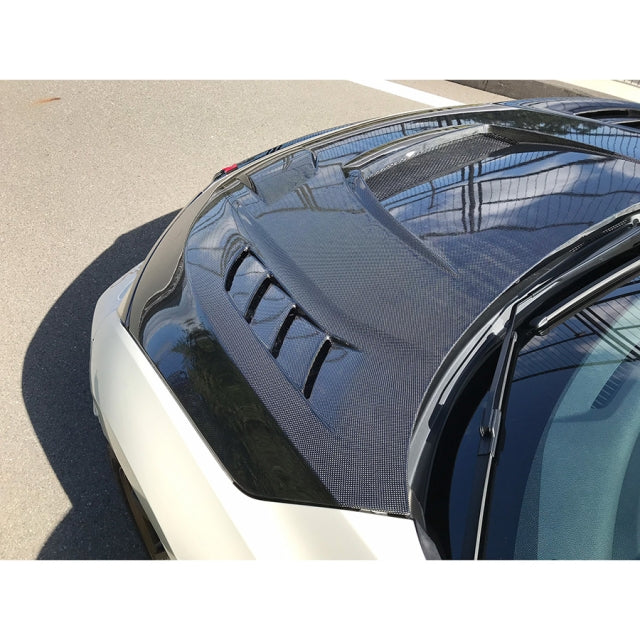 J's Racing Type V Aero Hood (FRP) - 2017-2021 Honda Civic Type R