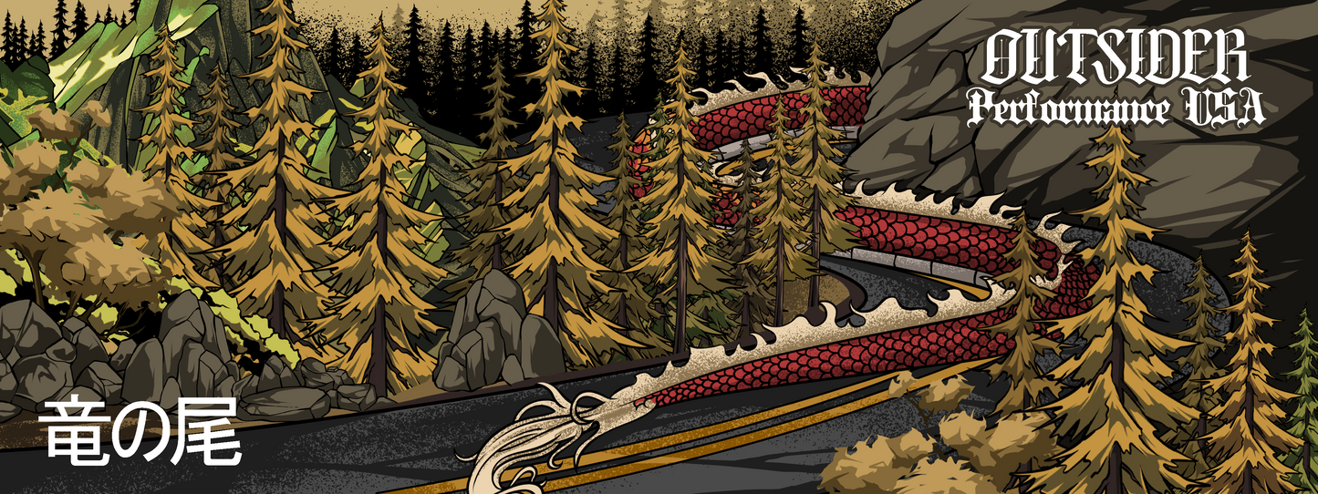 Tail Of The Dragon Slap Sticker!