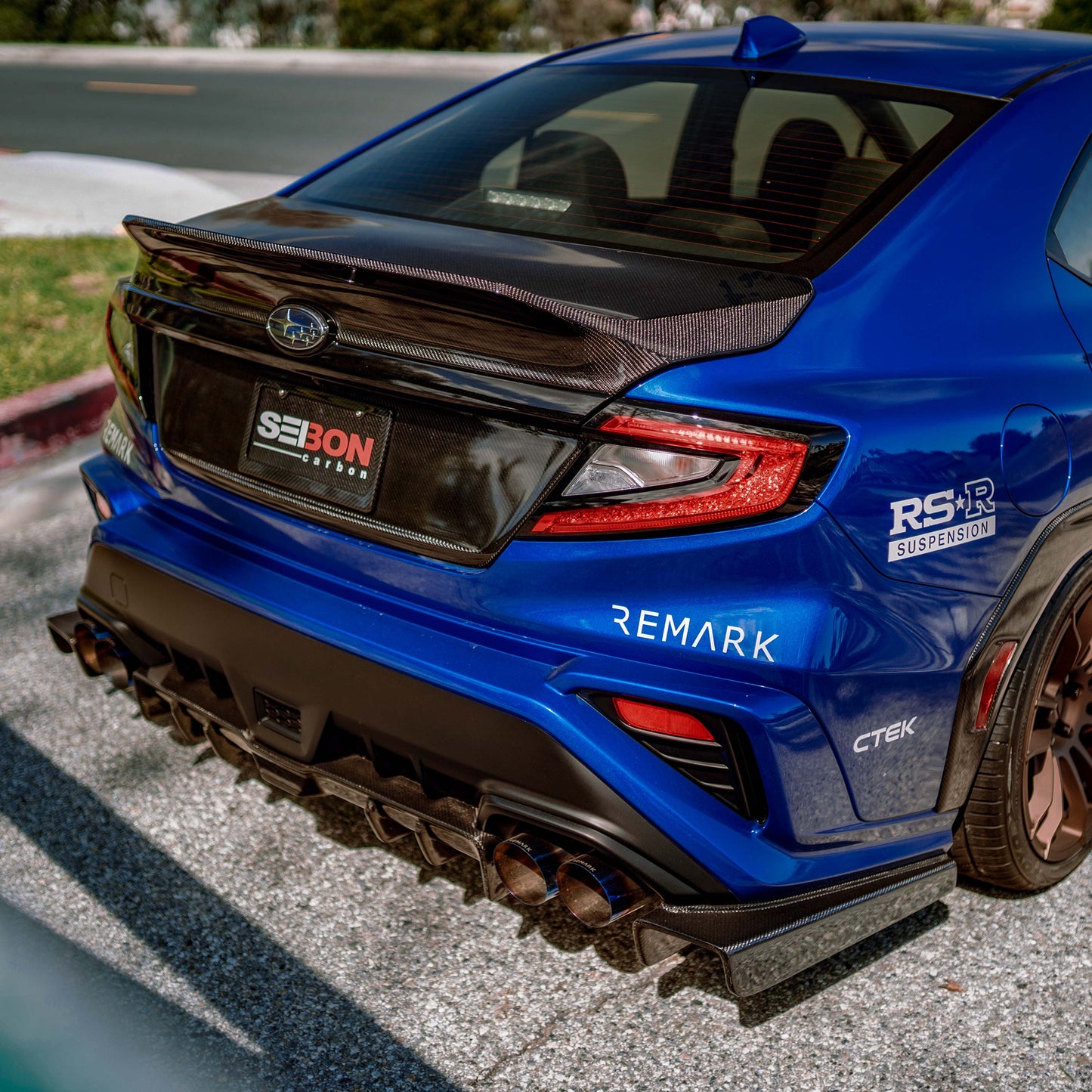 Seibon C-Style Carbon Fiber Duckbill Trunk Lid 2022+ Subaru WRX