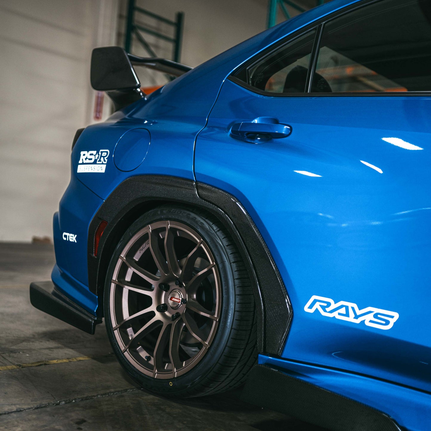 Seibon Carbon Fiber Rear Door Trim 2022+ Subaru WRX
