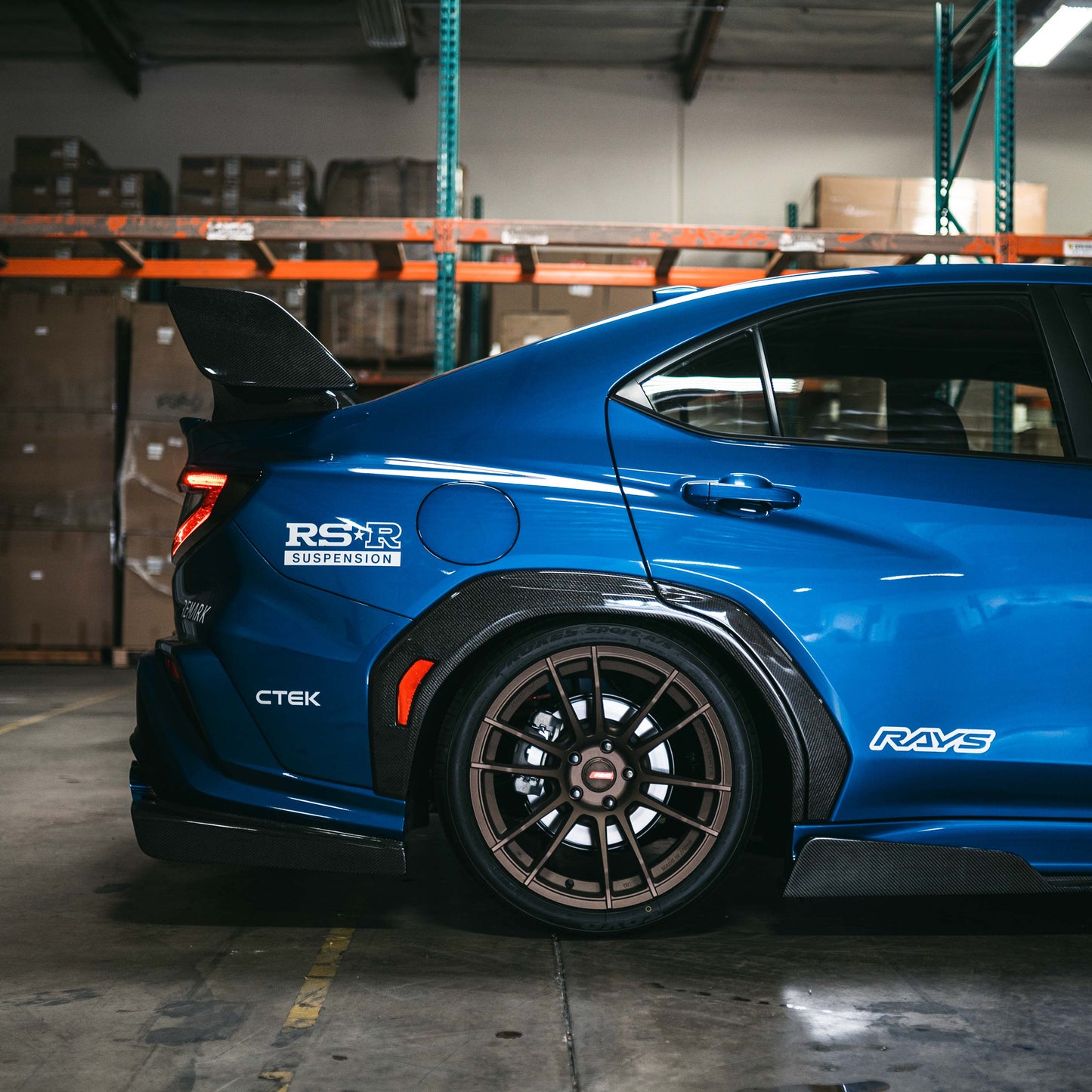 Seibon Carbon Fiber Rear Fender Trim 2022+ Subaru WRX