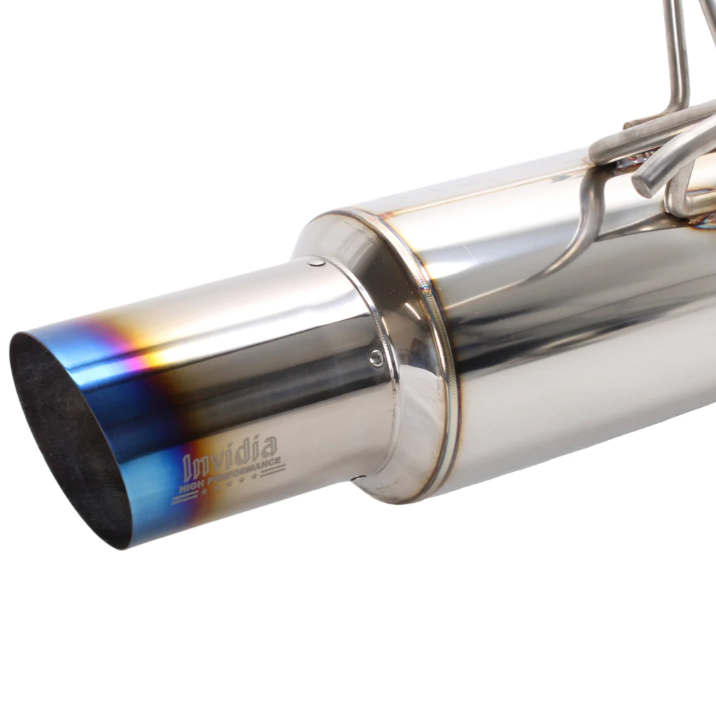 Invidia Dual N1 Titanium Burnt Tip Cat Back Exhaust 2022+ Subaru WRX
