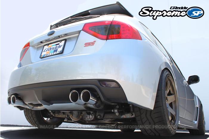 GReddy Supreme SP Cat Back Exhaust | 2009-2014 Subaru STI Hatchback
