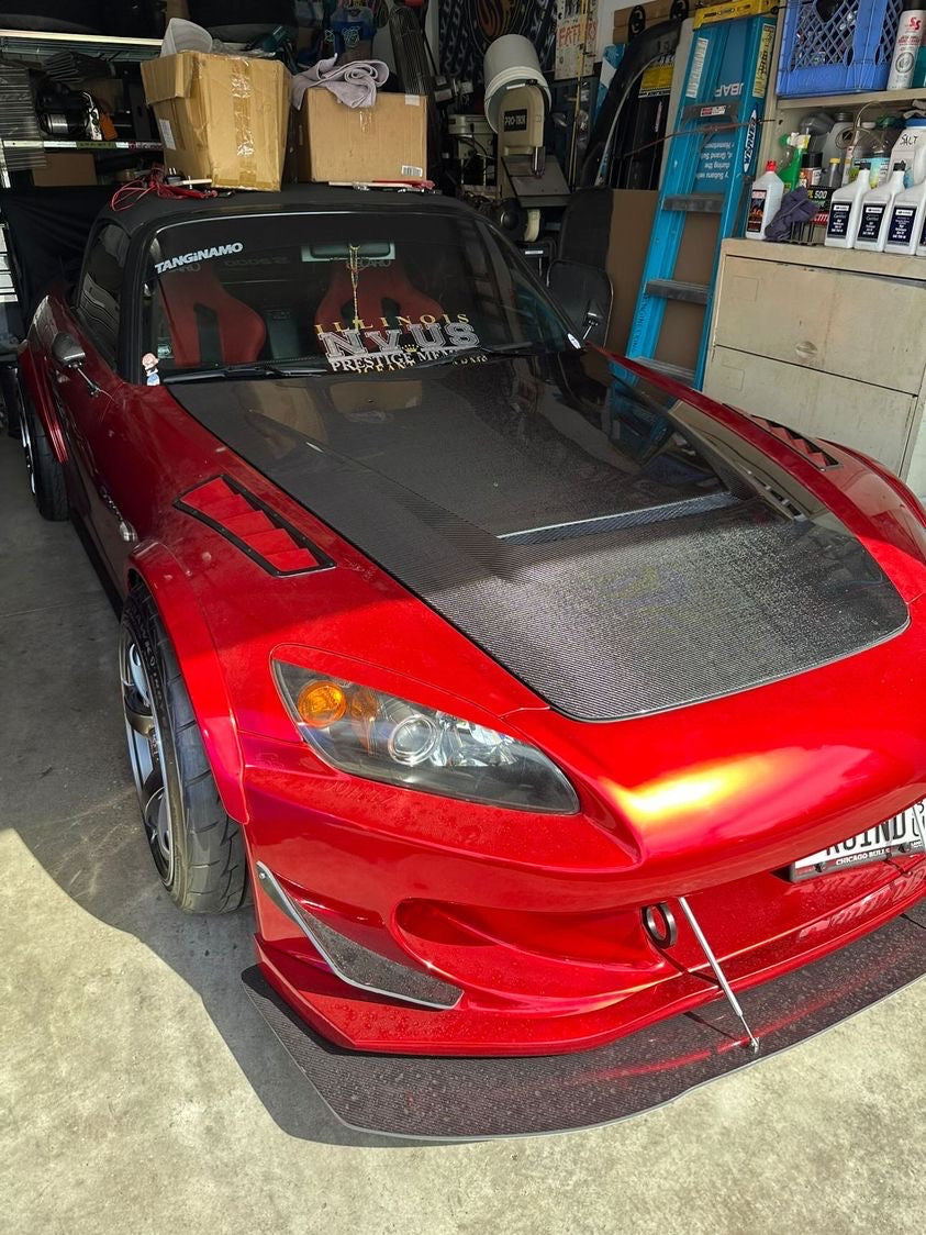 Seibon 2000-2009 Honda S2000 VS-II Style Carbon Fiber Hood