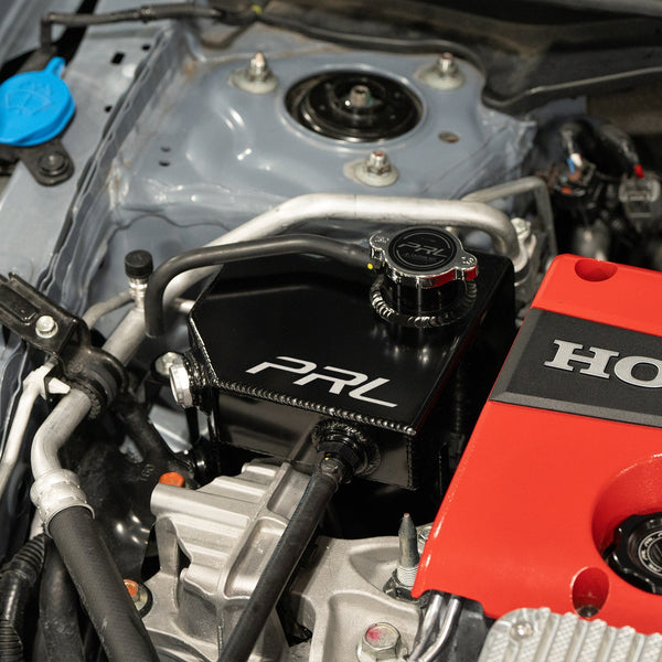 PRL 2017-2025 Honda Civic Type R, 2016-2021 Honda Civic 1.5L Turbo, 2024+ Acura Integra Type S Baffled Coolant Expansion Tank