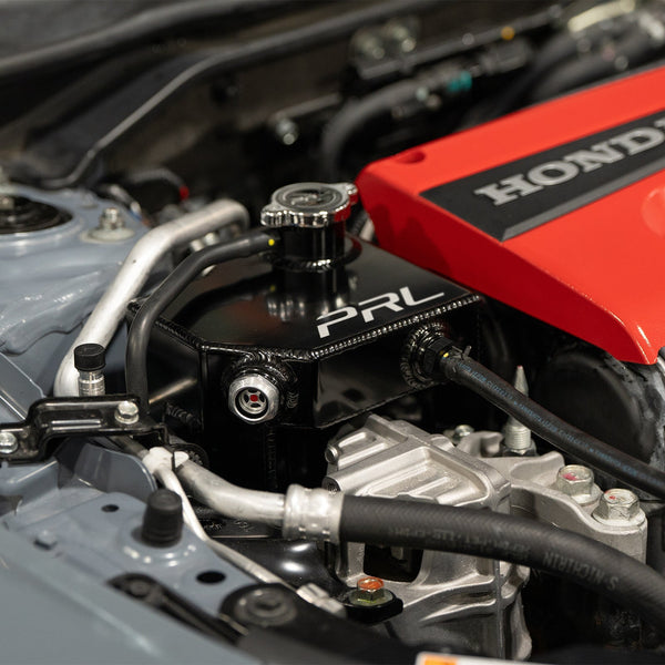 PRL 2017-2025 Honda Civic Type R, 2016-2021 Honda Civic 1.5L Turbo, 2024+ Acura Integra Type S Baffled Coolant Expansion Tank