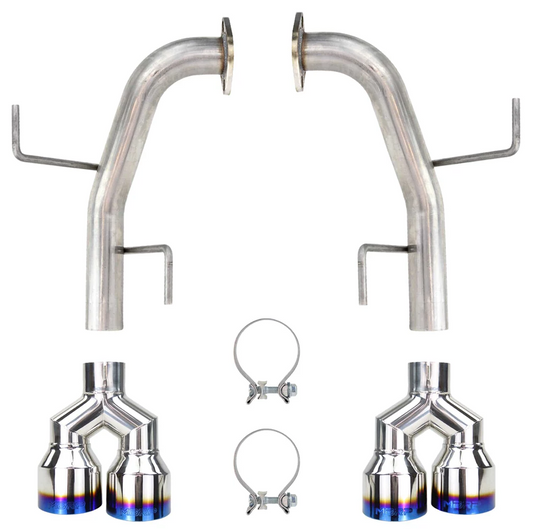 MBRP Armor Pro Axleback Exhaust Quad Tips 2022+ Subaru WRX