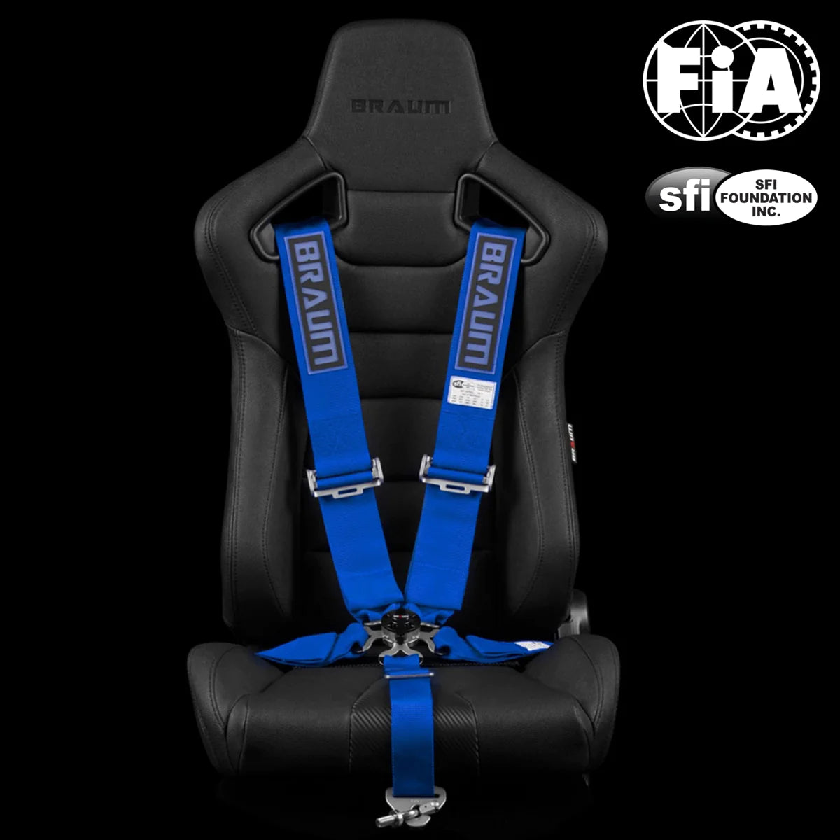 Braum 5PT SFI 16.1 Certified Racing Harness 3" Strap