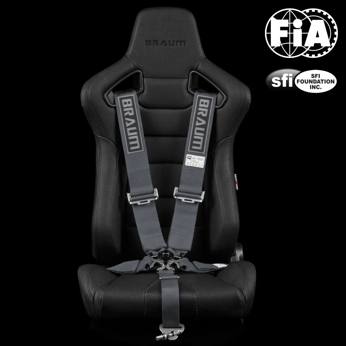 Braum 5PT SFI 16.1 Certified Racing Harness 3" Strap