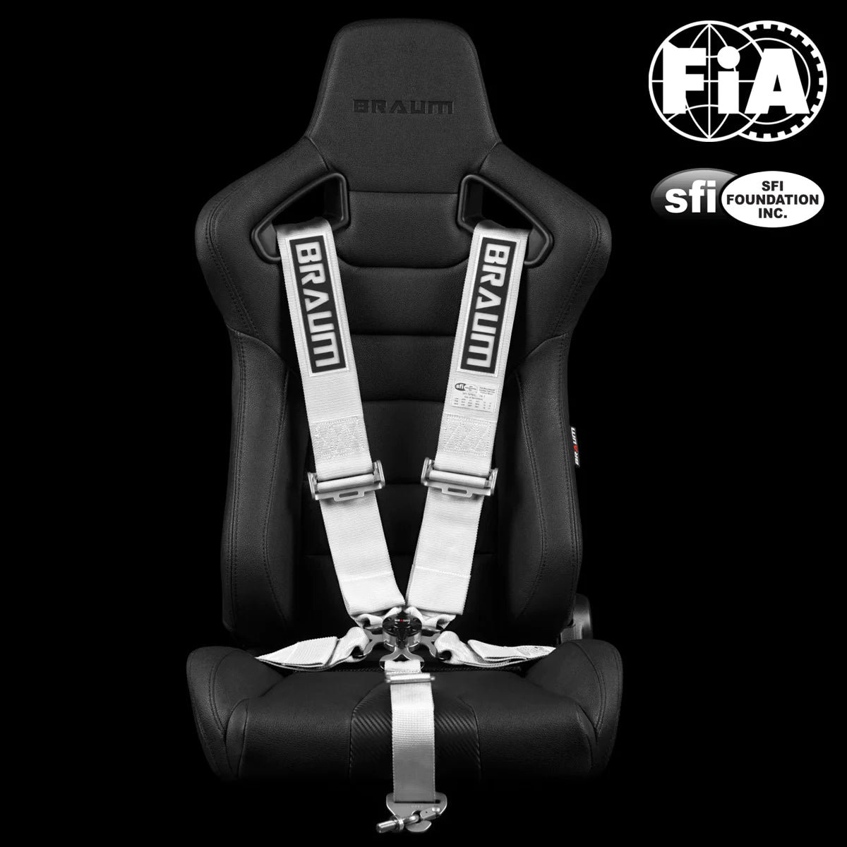 Braum 5PT SFI 16.1 Certified Racing Harness 3" Strap