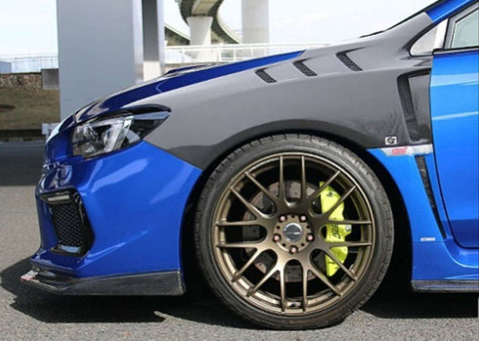 CHARGE SPEED 2015-2021 SUBARU WRX / STI VA S4 FACTORY SPEC CARBON FRONT FENDERS WITH VENTS