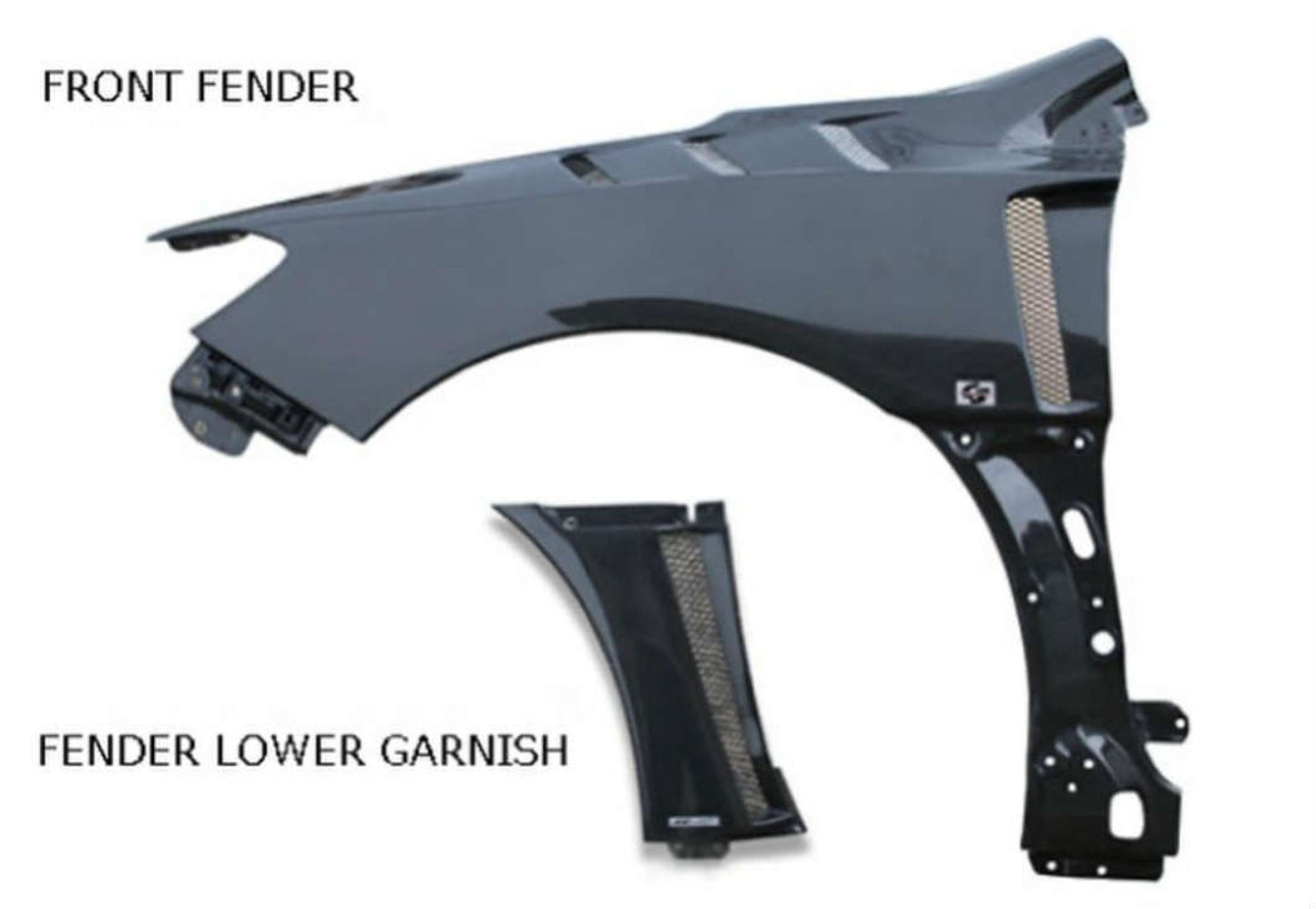 CHARGE SPEED 2015-2021 SUBARU WRX / STI VA S4 FACTORY SPEC CARBON FRONT FENDERS WITH VENTS