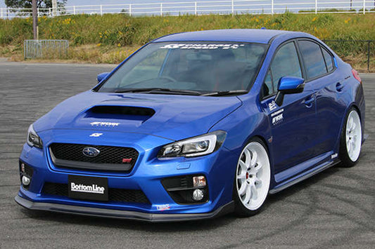 CHARGE SPEED 2015-2021 SUBARU WRX/ STI 4 DOORS SEDAN VA-B-C BOTTOMLINE TYPE 1 CARBON SIDE SKIRTS