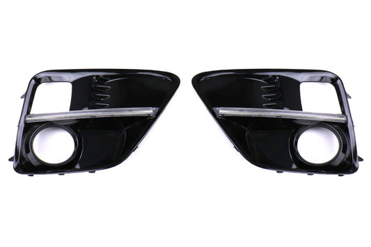 SubiSpeed JDM WRX S4 Style DRL Fog Light Bezels - 2015-2021 Subaru WRX / STI