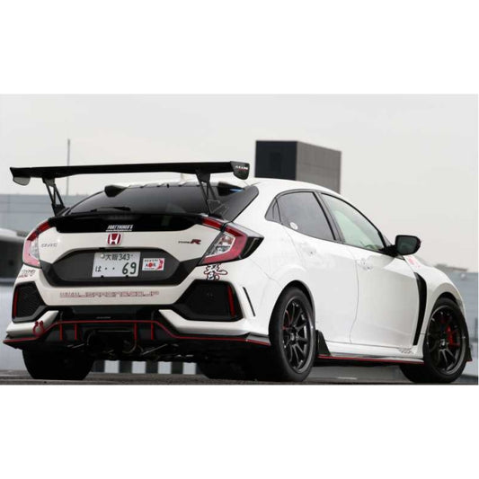 J's Racing Carbon 3D GT Wing Type 1 (Wet CFRP) - 2017-2021 Honda Civic Type R