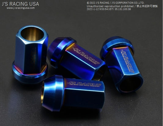 J's Racing Titanium Lug Nuts 19mm Hex M14x1.5mm