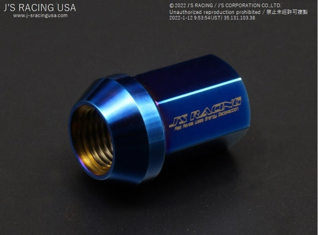 J's Racing Titanium Lug Nuts 19mm Hex M14x1.5mm