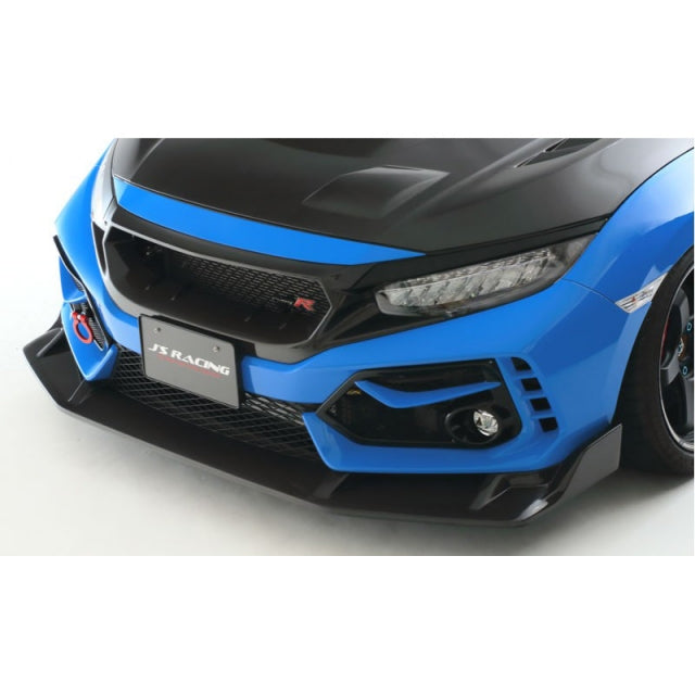 J's Racing Type S Front Wing Spoiler (FRP) - 2017-2021 Honda Civic Type R