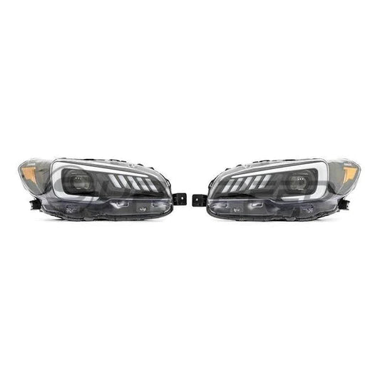 SubiSpeed LED Headlights DRL and Sequential Turn Signals - 2018-2021 Subaru WRX Limited / 2018-2021 STI