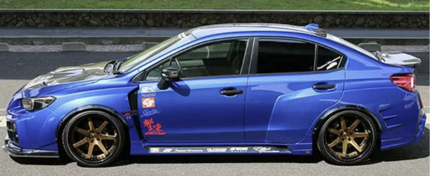 Charge Speed Type-1A Complete Wide Body Kit w/ Front FRP Under Part 2015-2021 Subaru WRX / STI