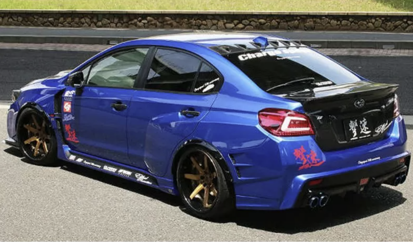 CHARGE SPEED 2015-2021 SUBARU WRX/ STI TYPE 1B WIDE BODY COMPLETE KIT WITH TYPE B CARBON FRONT LIP