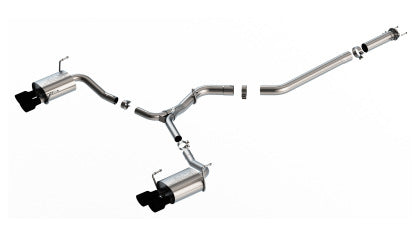 Borla S-Type Catback Exhaust w/ Black Chrome Tips 2022+ Subaru WRX