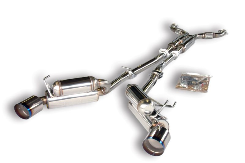 HKS Dual Hi-Power Titanium Tip Catback Exhaust | 03-08 Nissan 350Z