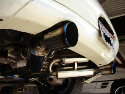 HKS Dual Hi-Power Titanium Tip Catback Exhaust | 03-08 Nissan 350Z