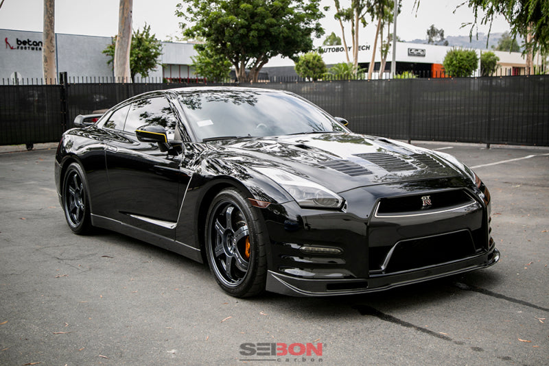 Seibon 2009-2015 Nissan R35 GTR GTII-Style Carbon Fiber Hood