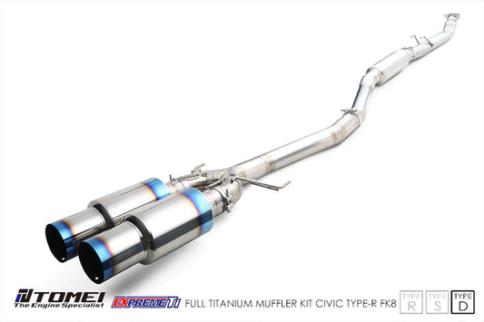Tomei Expreme Ti Type D Exhaust 2017-2021 Honda Civic Type R
