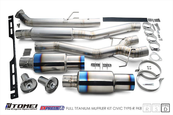 Tomei Expreme Ti Type D Exhaust 2017-2021 Honda Civic Type R